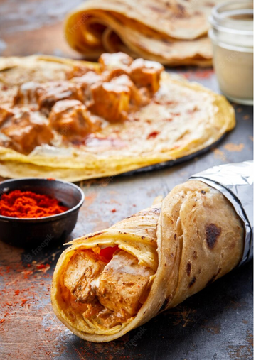 Paneer Makhani Wrap