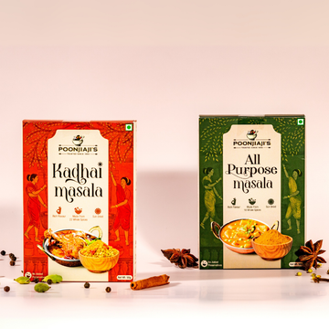 Kadhai Masala & All Purpose Spice Blends Combo, 50g X 2