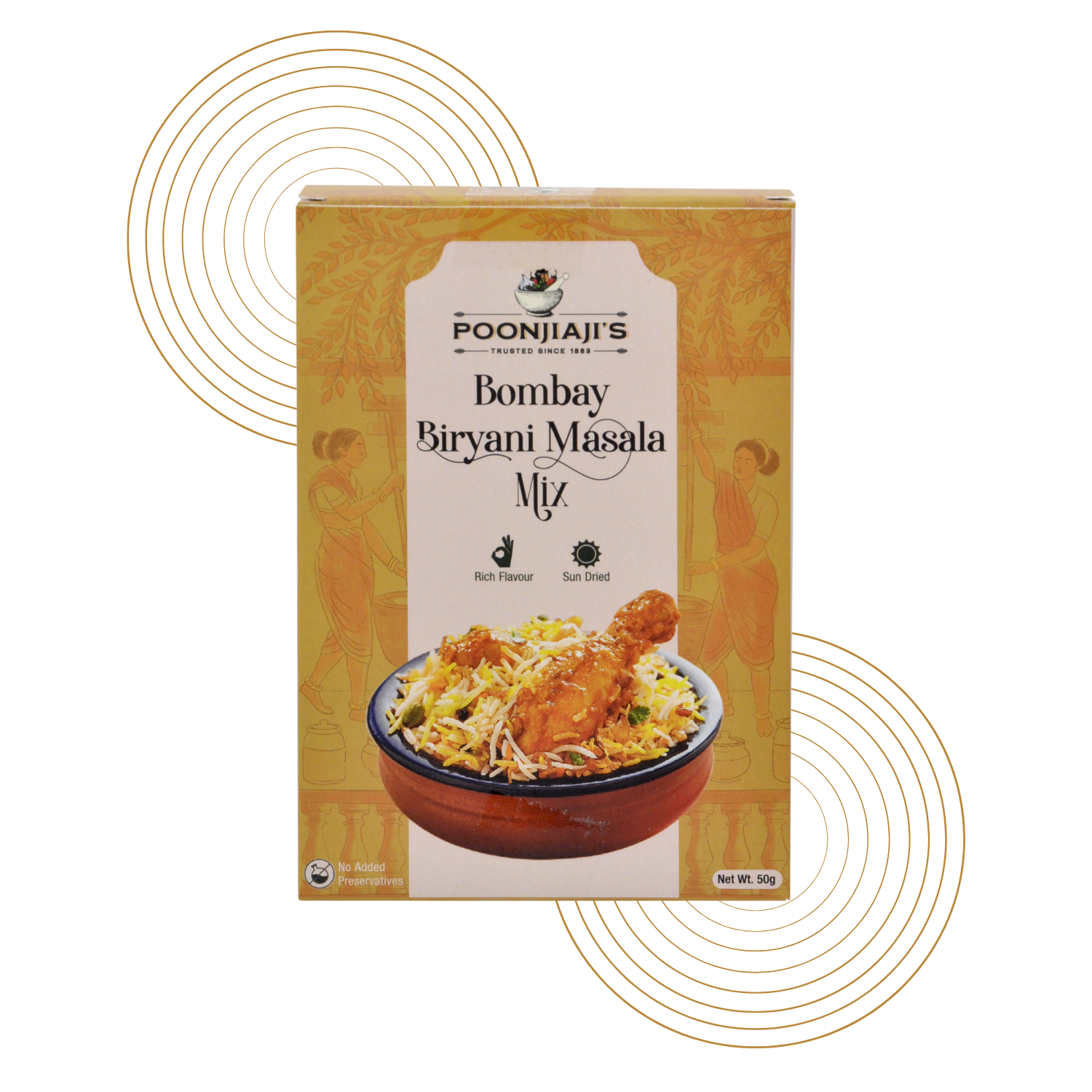 MDH Biryani Sindhi Masala 100g (Pack Of 1) - Adds Aroma, Taste And